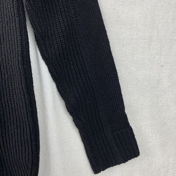 Helmut Lang Knit Hooded Zip Up Wool Sweater Jacket Long Small - Picture 7 of 8